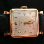 1952 Elgin "Stockton"Gold Svalloped Clover Style....Uniek!!!  VERKOCHT - Image 3