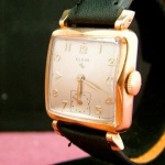 1952 Elgin "Stockton"Gold Svalloped Clover Style....Uniek!!!  VERKOCHT - Image 7